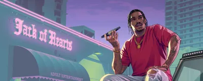 Official GTA VI nightlife scene in Vice City