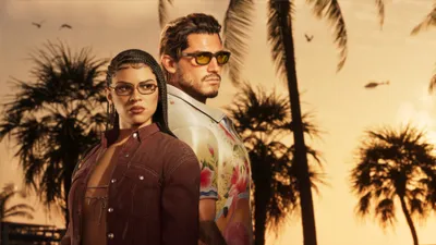 Official GTA VI scene with Jason and Lucia during a robbery setup